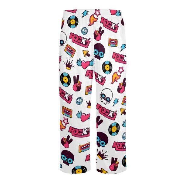 Men’s Sleeping Pajama Pants – 80s-Rock – Men’s Pajamas Clothing Cozy Lounge Trousers 5