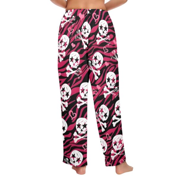 Ladies Sleeping Pajama Pants – Zebra Rock – Women's Pajamas Clothing Cozy Lounge Trousers 3