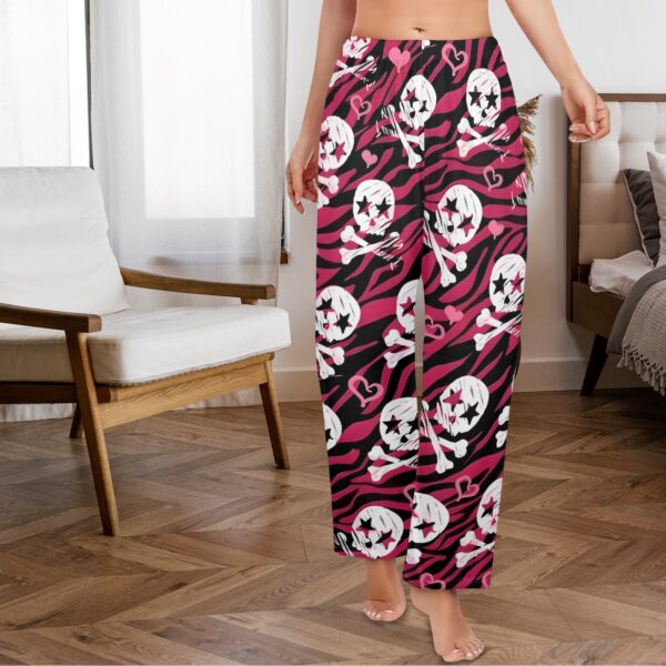 Ladies Sleeping Pajama Pants – Zebra Rock – Women's Pajamas Clothing Cozy Lounge Trousers 6