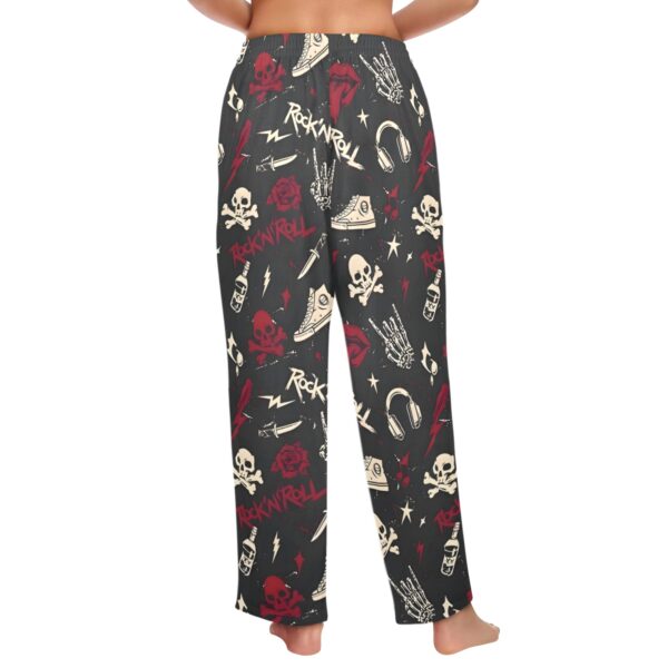 Ladies Sleeping Pajama Pants – Rock Lips – Women's Pajamas Clothing Cozy Lounge Trousers 3
