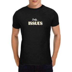 Unisex T-Shirt – Heavy Cotton Shirt – Daddy – Black Clothing Custom shirts