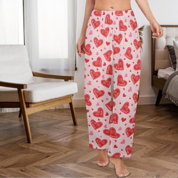 Ladies Sleeping Pajama Pants – Love Hugs –  Women's Pajamas Clothing Cozy Lounge Trousers 6