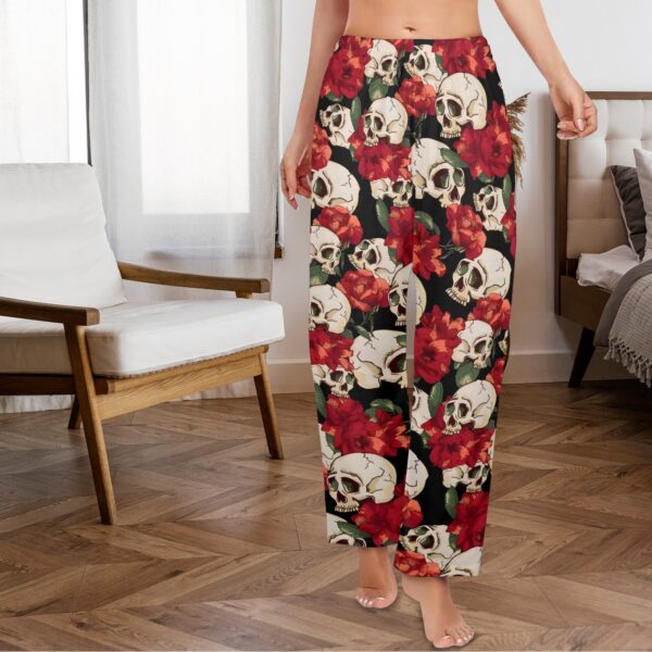 Ladies Sleeping Pajama Pants – Skully – Women's Pajamas Clothing Cozy Lounge Trousers 6