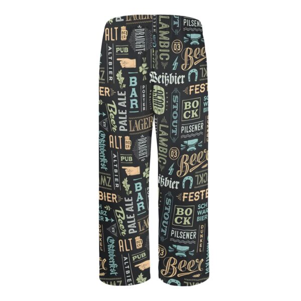 Men’s Sleeping Pajama Pants – Beer-Fan – Men’s Pajamas Clothing Cozy Lounge Trousers 6