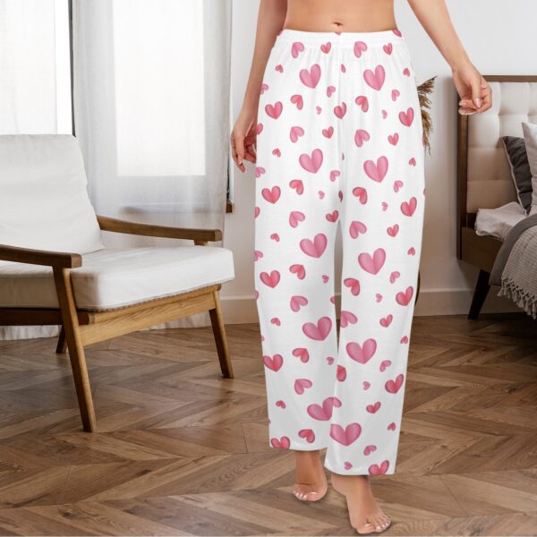 Ladies Sleeping Pajama Pants – Paper Hearts  –  Women's Pajamas Clothing Cozy Lounge Trousers 6