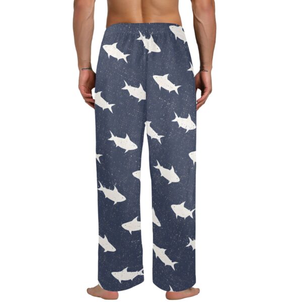 Men’s Sleeping Pajama Pants – Denim-Sharks – Men’s Pajamas Clothing Cozy Lounge Trousers 3