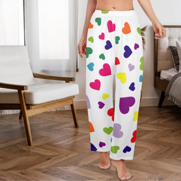 Ladies Sleeping Pajama Pants – Love is Love – Women's Pajamas Clothing Cozy Lounge Trousers 6