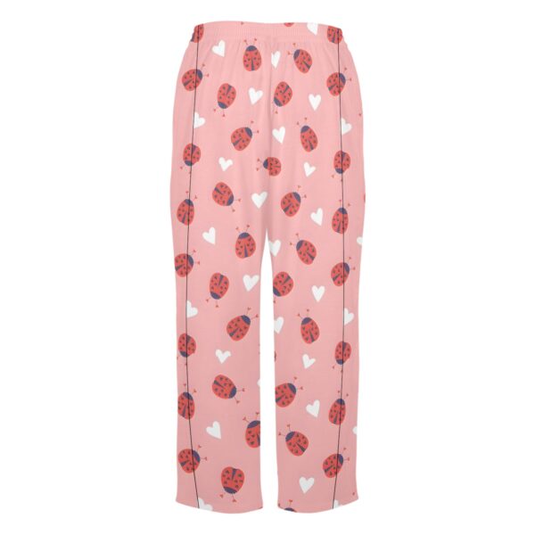 Ladies Sleeping Pajama Pants – Ladybugs – Women's Pajamas Clothing Cozy Lounge Trousers 5