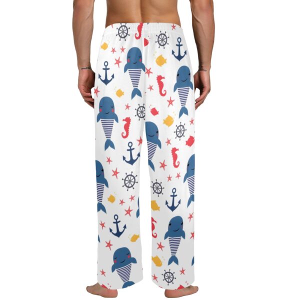Men’s Sleeping Pajama Pants – Seahorsing-Around – Men’s Pajamas Clothing Cozy Lounge Trousers 3