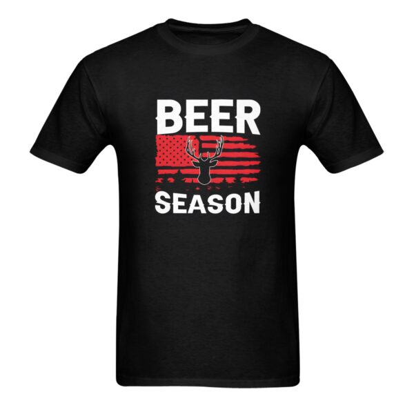 Unisex T-Shirt – Heavy Cotton Shirt – Beer Season – Black Clothing Custom shirts 3