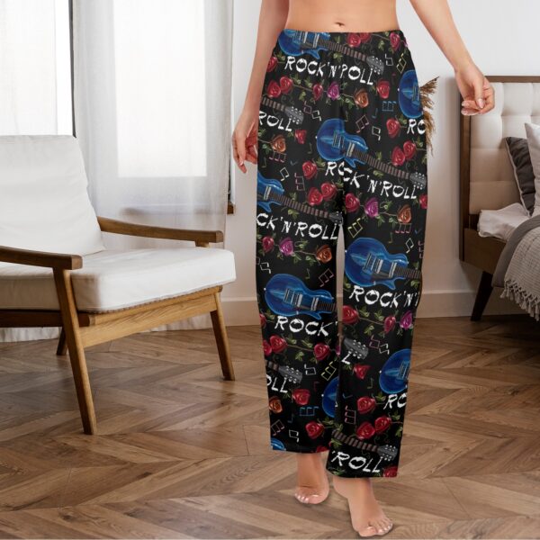 Ladies Sleeping Pajama Pants – Freedom Rock – Women's Pajamas Clothing Cozy Lounge Trousers 6