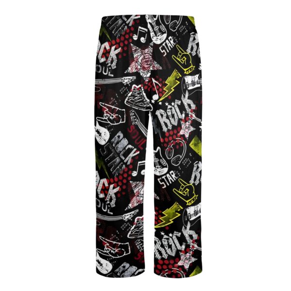 Men’s Sleeping Pajama Pants – Rock-Star – Men’s Pajamas Clothing Cozy Lounge Trousers 5