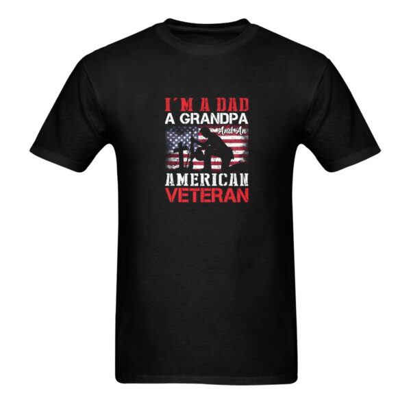 Unisex T-Shirt – Heavy Cotton Shirt – American Veteran – Black Clothing Custom shirts 3