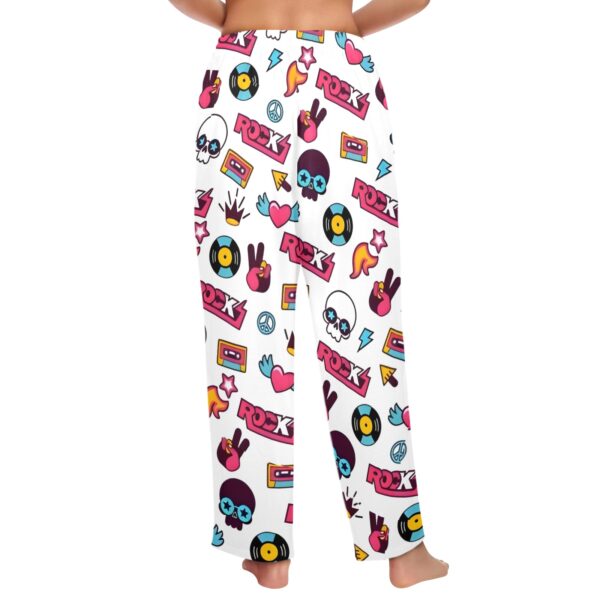 Ladies Sleeping Pajama Pants – 80s Rock – Women's Pajamas Clothing Cozy Lounge Trousers 3