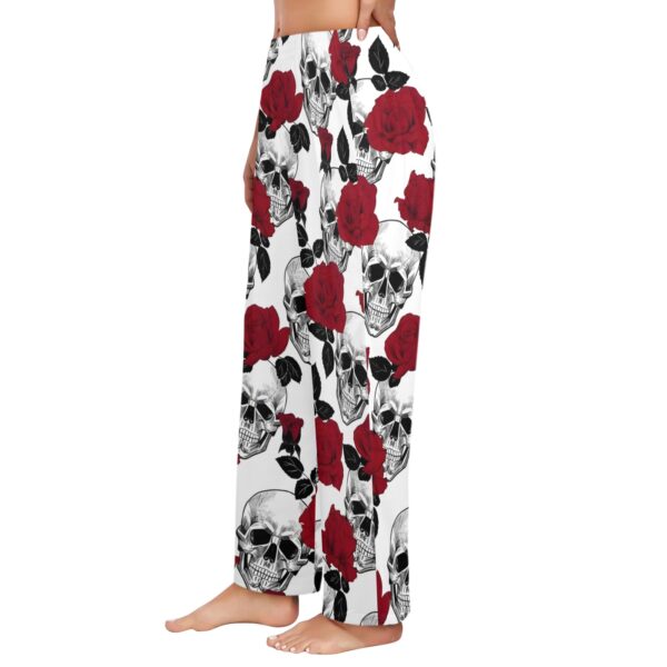 Ladies Sleeping Pajama Pants – Rockin Rose – Women's Pajamas Clothing Cozy Lounge Trousers 2