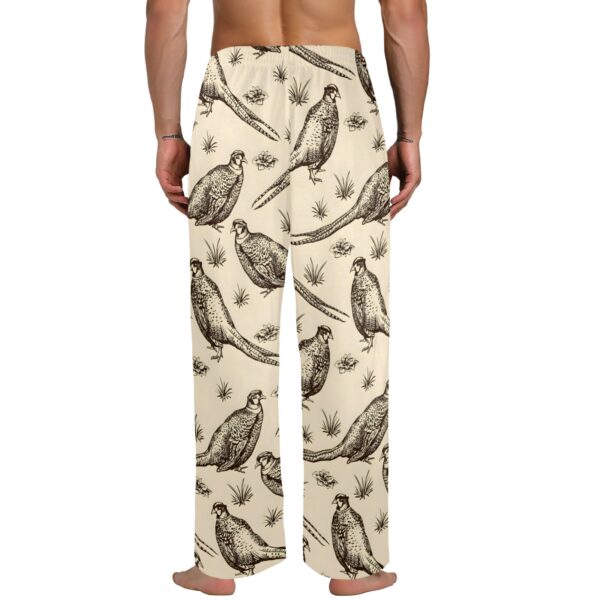 Men’s Sleeping Pajama Pants – Pheasants – Men’s Pajamas Clothing Cozy Lounge Trousers 3