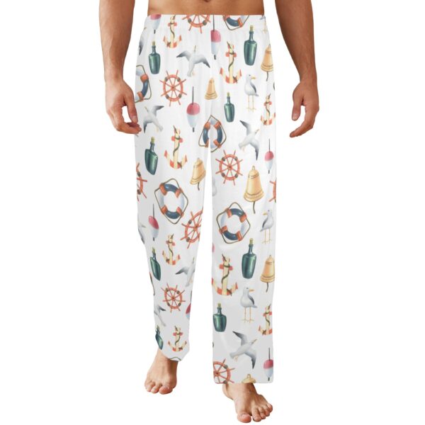 Men’s Sleeping Pajama Pants – seafarer – Men’s Pajamas Clothing Cozy Lounge Trousers