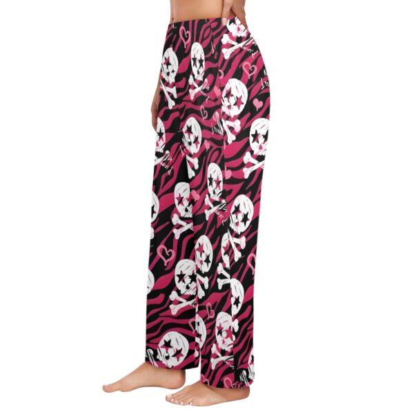 Ladies Sleeping Pajama Pants – Zebra Rock – Women's Pajamas Clothing Cozy Lounge Trousers 2