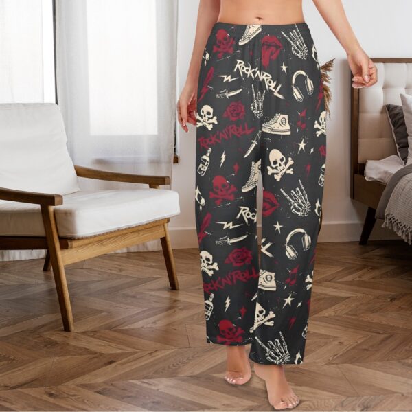 Ladies Sleeping Pajama Pants – Rock Lips – Women's Pajamas Clothing Cozy Lounge Trousers 6