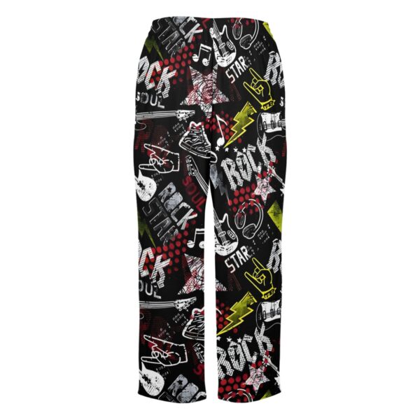 Ladies Sleeping Pajama Pants – Rock Star – Women's Pajamas Clothing Cozy Lounge Trousers 5