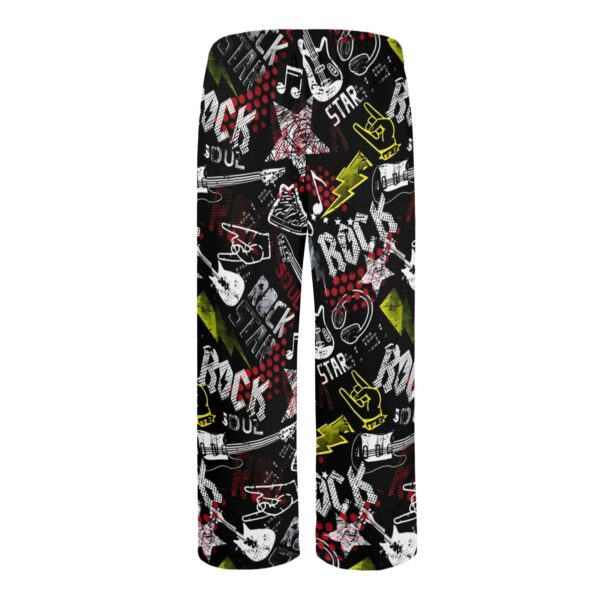 Men’s Sleeping Pajama Pants – Rock-Star – Men’s Pajamas Clothing Cozy Lounge Trousers 6