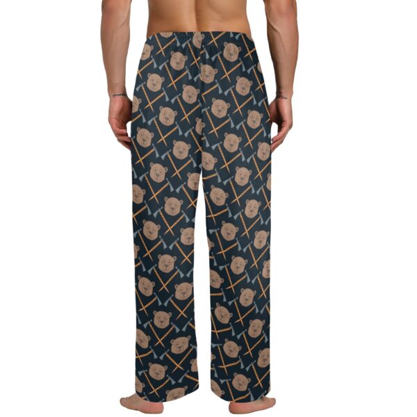 Men’s Sleeping Pajama Pants – Brown-Bear – Men’s Pajamas Clothing Cozy Lounge Trousers 3