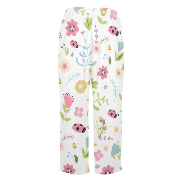 Ladies Sleeping Pajama Pants – Ladybug Garden – Women's Pajamas Clothing Cozy Lounge Trousers 5