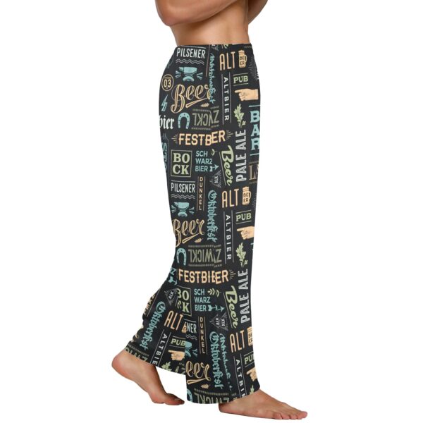 Men’s Sleeping Pajama Pants – Beer-Fan – Men’s Pajamas Clothing Cozy Lounge Trousers 2