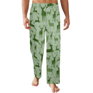 Men’s Sleeping Pajama Pants – En-Deer-Ing – Men’s Pajamas Clothing Cozy Lounge Trousers