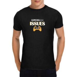 Unisex T-Shirt – Heavy Cotton Shirt – Gaming – Black Clothing Custom shirts