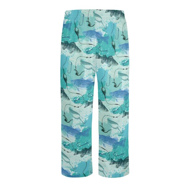 Men’s Sleeping Pajama Pants – Teal-Lures – Men’s Pajamas Clothing Cozy Lounge Trousers 5