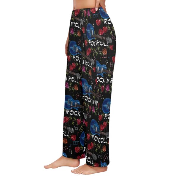 Ladies Sleeping Pajama Pants – Freedom Rock – Women's Pajamas Clothing Cozy Lounge Trousers 2