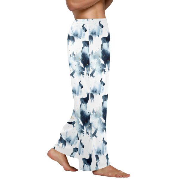 Men’s Sleeping Pajama Pants – Silouette – Men’s Pajamas Clothing Cozy Lounge Trousers 2