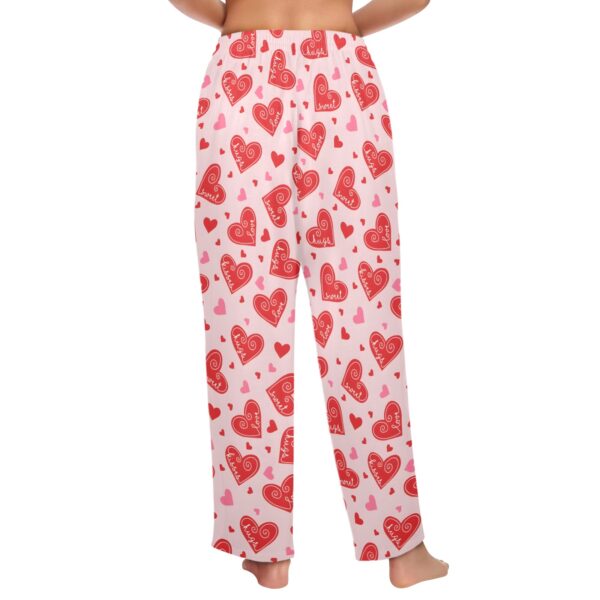 Ladies Sleeping Pajama Pants – Love Hugs –  Women's Pajamas Clothing Cozy Lounge Trousers 3