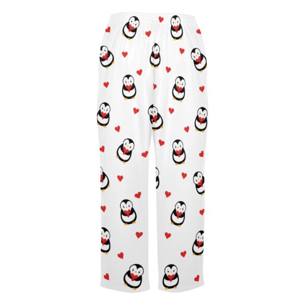 Ladies Sleeping Pajama Pants – Penguin Heart – Women's Pajamas Clothing Cozy Lounge Trousers 5