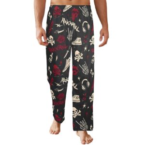 Men’s Sleeping Pajama Pants – Rock-Lips – Men’s Pajamas Clothing Cozy Lounge Trousers