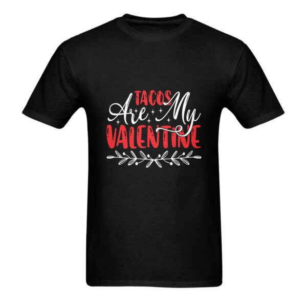 Unisex T-Shirt – Heavy Cotton Shirt – Valentine Tacos Men's Heavy Cotton T-Shirt (One Side Printing)(Made in Queen) Clothing Custom shirts 3