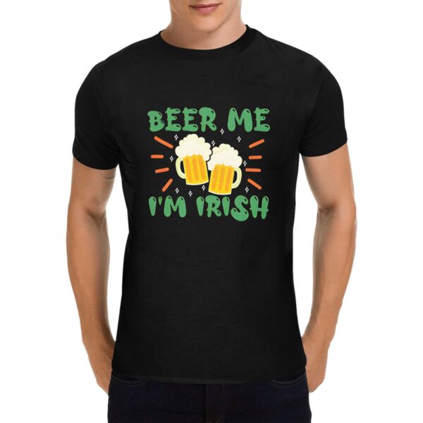 Unisex T-Shirt – Heavy Cotton Shirt – St. Patrick Tshirt Beer Me Clothing Funny Irish Tee