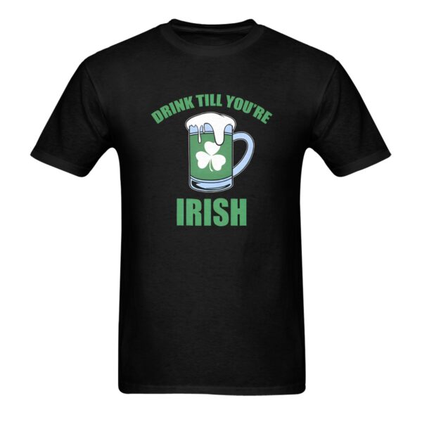 Unisex T-Shirt – Heavy Cotton Shirt – St. Patrick Tshirt Drink Until Irish Clothing Funny Irish Tee 3