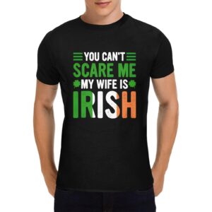 Unisex T-Shirt – Heavy Cotton Shirt – St. Patrick Tshirt Irish Wife Clothing Funny Irish Tee