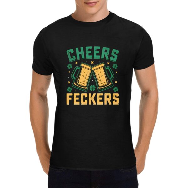 Unisex T-Shirt – Heavy Cotton Shirt – St. Patrick Tshirt Cheers Feckers Clothing Funny Irish Tee