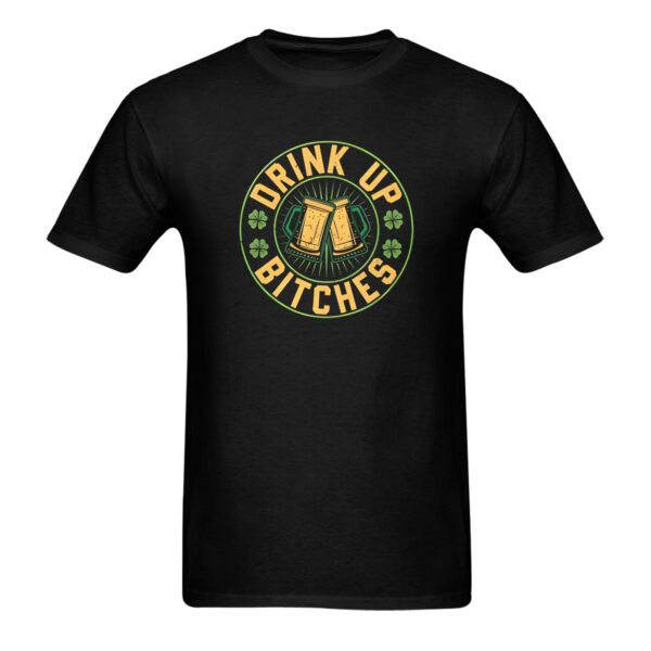 Unisex T-Shirt – Heavy Cotton Shirt – St. Patrick Tshirt Drink Up Clothing Funny Irish Tee 3
