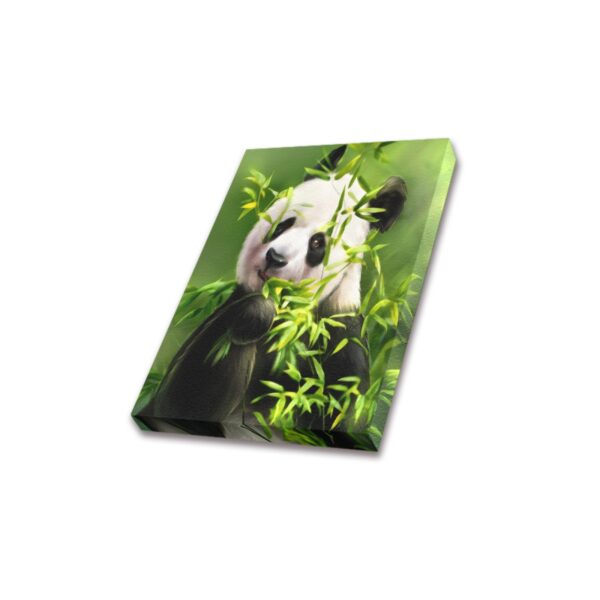Canvas Prints Wall Art Print Decor – Framed Canvas Print 8×10 inch –  Bamboo Panda 8" x 10" Artistic Wall Hangings 6