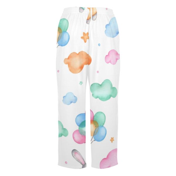 Ladies Sleeping Pajama Pants – Easter Bunny Balloons – Women’s Pajama Trousers Clothing Cozy Lounge Trousers 5