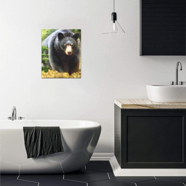 Canvas Prints Wall Art Print Decor – Framed Canvas Print 8×10 inch –  Bear Cub 8" x 10" Artistic Wall Hangings 2