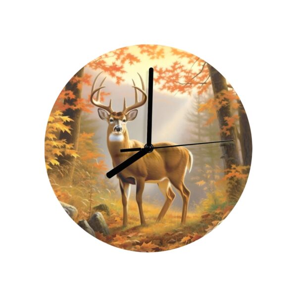 Wall Clock Artwork – Personalized Animal Clocks 11.6″ –  Buck Gifts/Party/Celebration Custom Artwork Wall Clocks 6