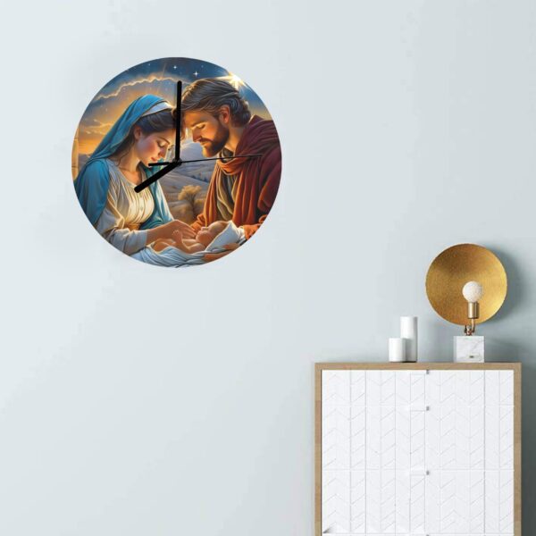 Wall Clock Artwork – Personalized Clocks 11.6″ –  Holy Gift Gifts/Party/Celebration Custom Artwork Wall Clocks 4