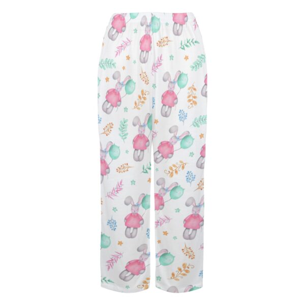 Ladies Sleeping Pajama Pants – Easter Bunny Girl – Women’s Pajama Trousers Clothing Cozy Lounge Trousers 4
