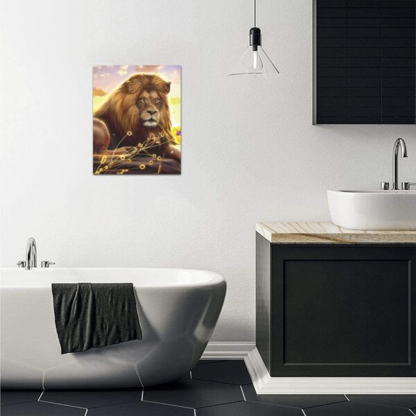 Canvas Prints Wall Art Print Decor – Framed Canvas Print 8×10 inch –  Lion King 8" x 10" Artistic Wall Hangings 2