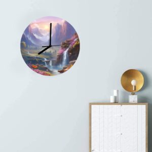 Wall Clock Artwork – Personalized Clocks 11.6″ –  Mystic Falls Gifts/Party/Celebration Custom Artwork Wall Clocks